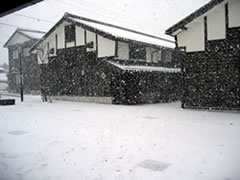 輪島工房長屋の雪景色2