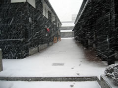 輪島工房長屋の雪景色3
